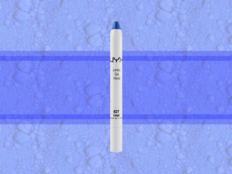 trucco blu elettrico matitone ombretto nyx cosmetics