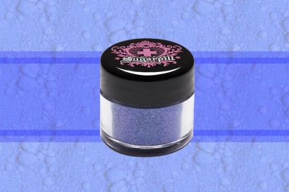 trucco blu elettrico pigmento glitter sugar pill