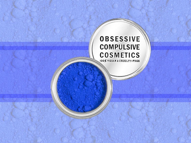 trucco blu elettrico pigmento occ royal blue