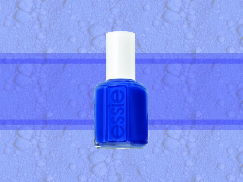 trucco blu elettrico smalto essie