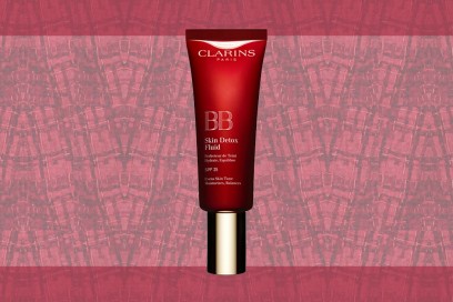 trucco rosso base viso clarins