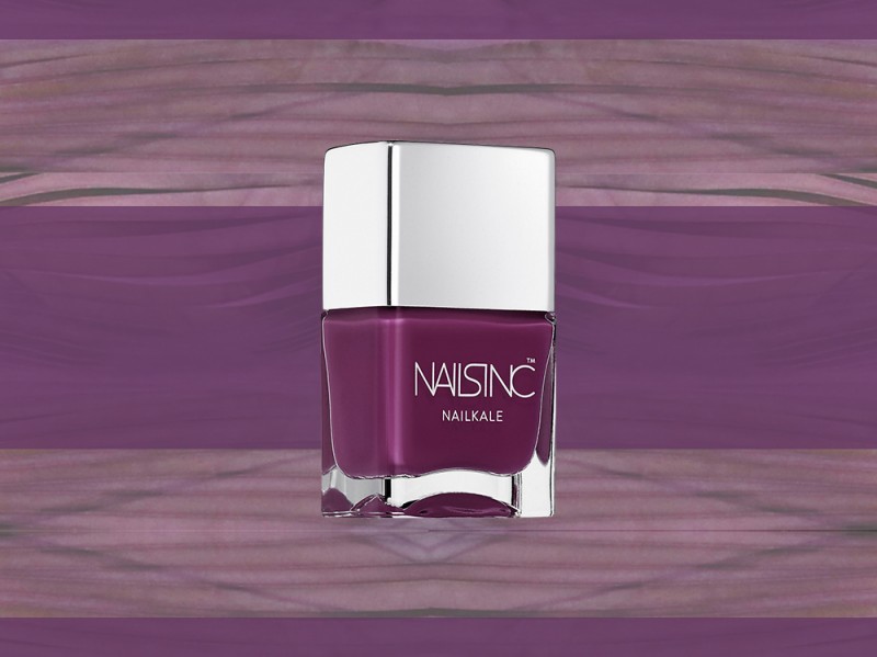 trucco viola smalto nails inc