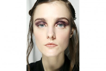 trucco occhi glossati