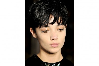 trucco occhi glossati