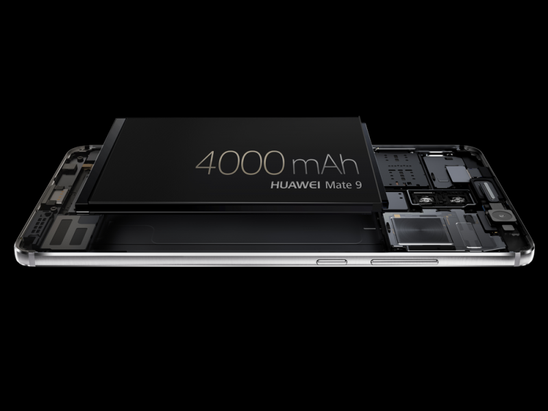 Huawei Mate 9 – La batteria
