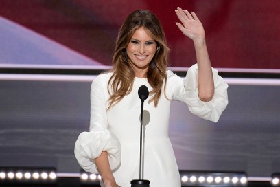 melania trump palco