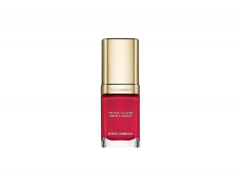 smalto rosso per le feste dolce e gabbana beauty