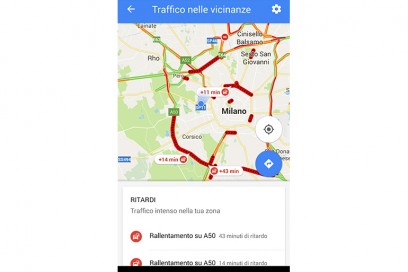traffico vicinanze google maps