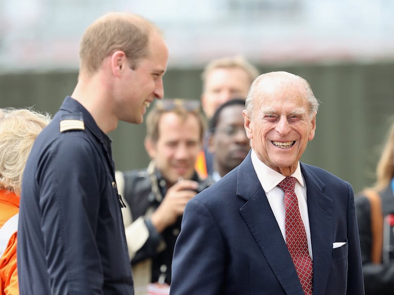 The Queen & Duke of Edinburgh Open New Base Of East Anglian Air Ambulance At Cambridge Airport