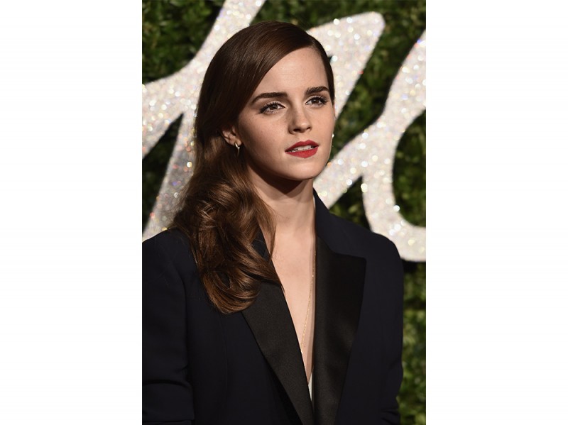 Emma Watson acconciatura laterale