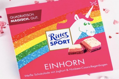 Ritter Sport cioccolato unicorno
