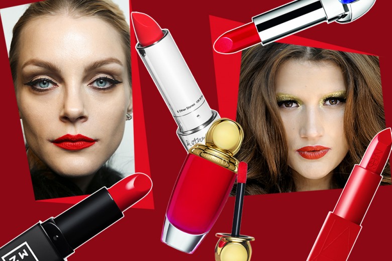 Come abbinare il rossetto rosso al trucco