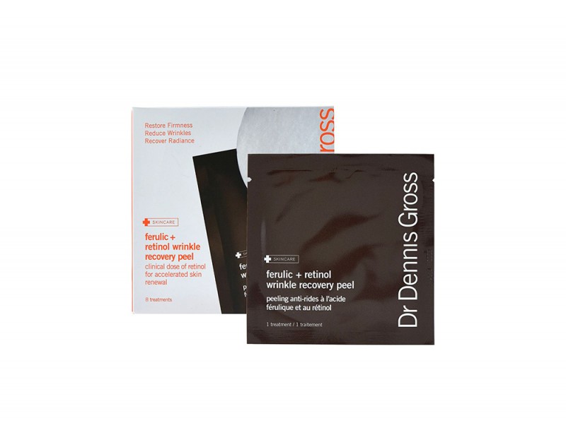 dr dennis gross ferulic and retinol wrinkle recovery peel