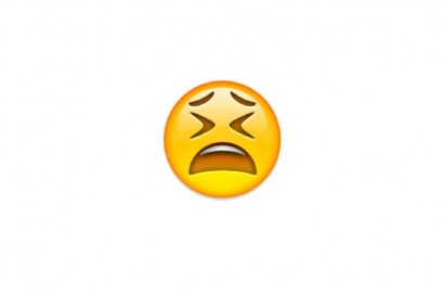 emoji faccia affranta
