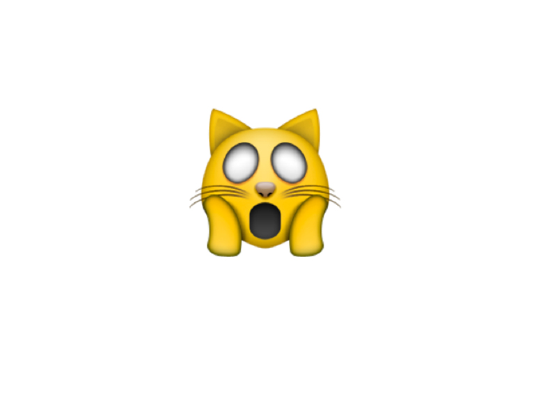 emoji gatto sorpreso