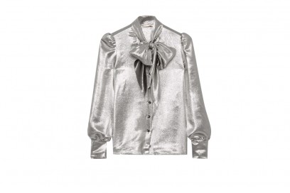 saint-laurent-camicia-argento