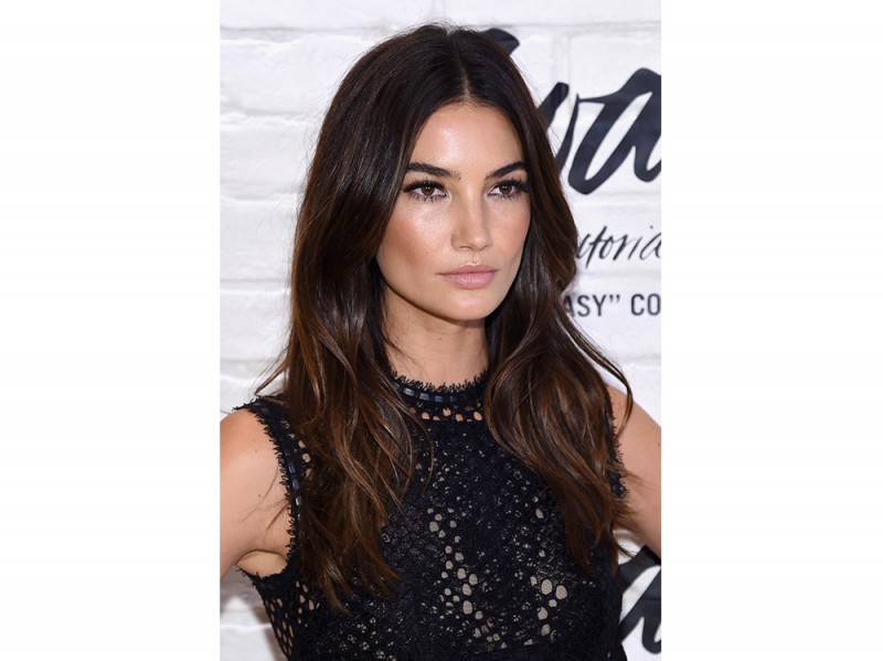 lily aldridge capelli castani