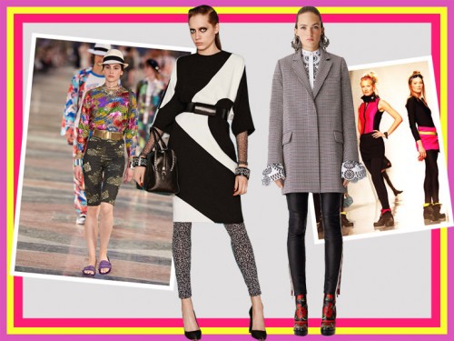 leggings e maglia lunga