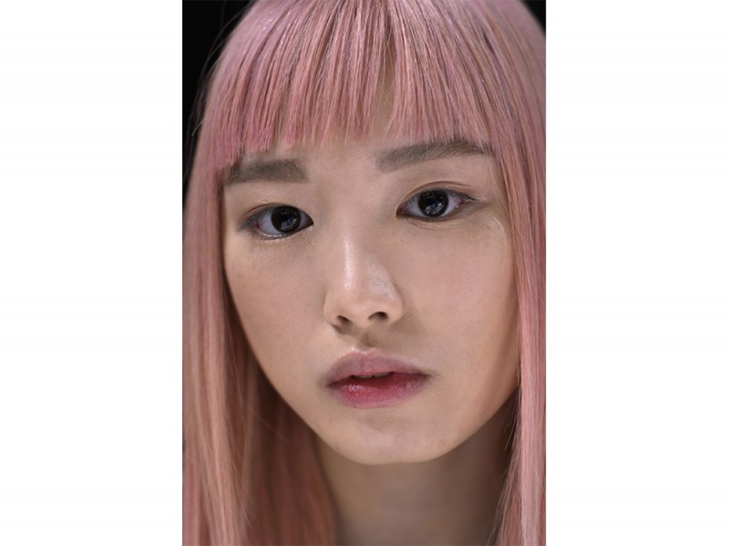 capelli rosa pastello Vera-Wang
