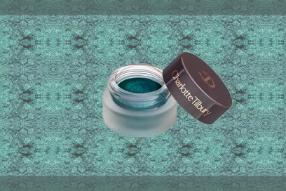trucco verde smeraldo ombretto in crema charlotte tilbury