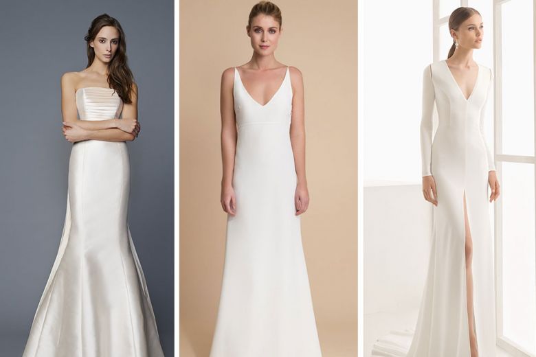 Abiti da sposa semplici: 20 proposte minimal-chic