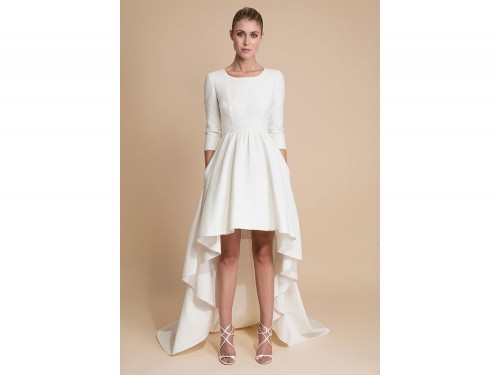 Robe De Mariée Courte Devant Et Long Derrière Abiti da sposa corti: tutte le tendenze per il 2017 - Grazia.it