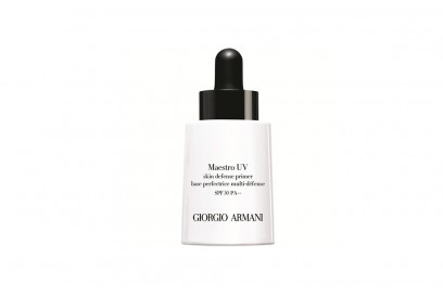 trucco ibrido make up skincare giorgio armani maestro uv