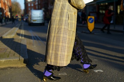 london street style 17 cappotto quadri