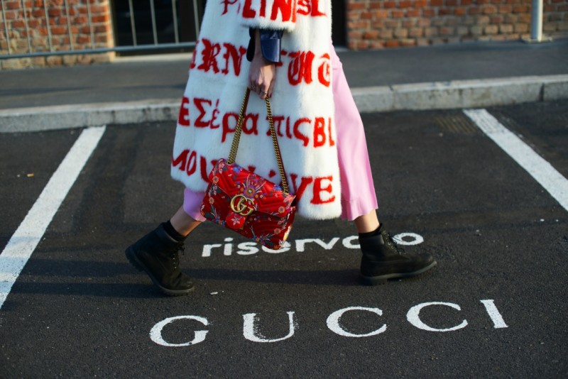 milano street style 17 gucci total look