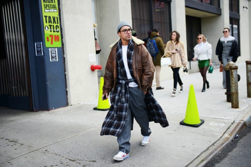 new york street style 17 uomo doppia giacca