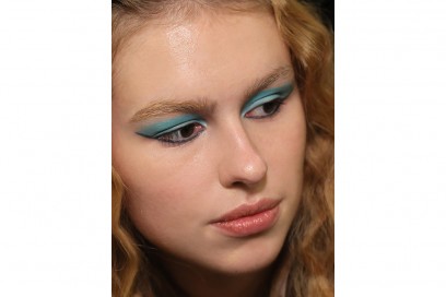 trucco azzurro