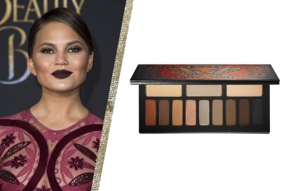 smokey eyes marrone e oro delle star