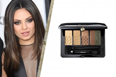 smokey eyes marrone e oro delle star