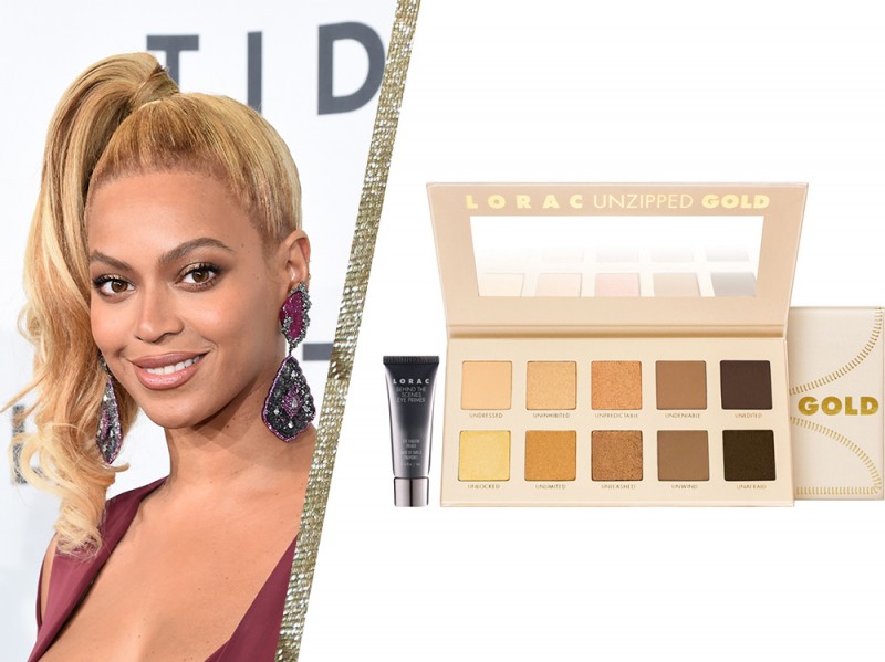 smokey eyes marrone e oro delle star