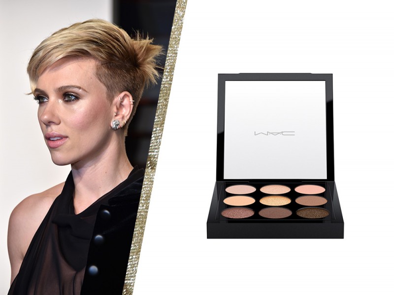 smokey eyes marrone e oro delle star