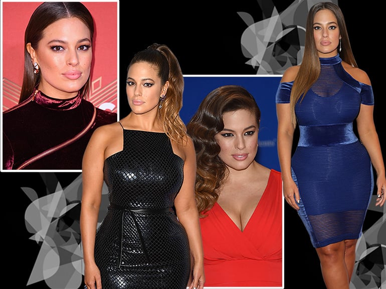 Ashley Graham beauty look trucco capelli collage_mobile