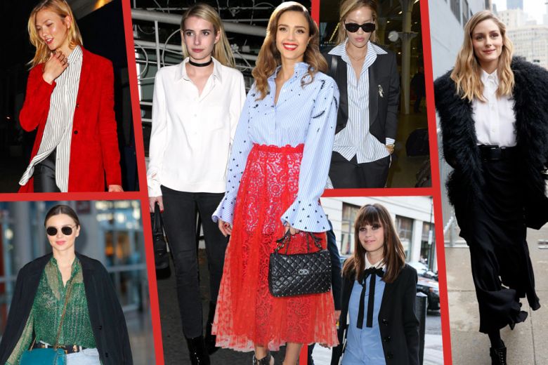 Star con la camicia: ecco come la indossano le celeb più cool