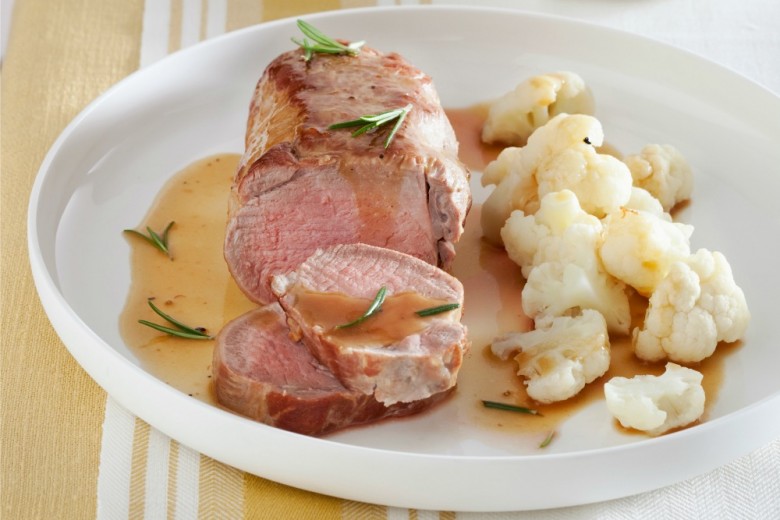 Filetto di maiale glassato al forno