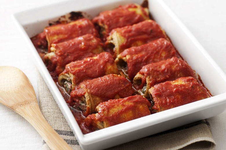 Involtini di melanzane al forno