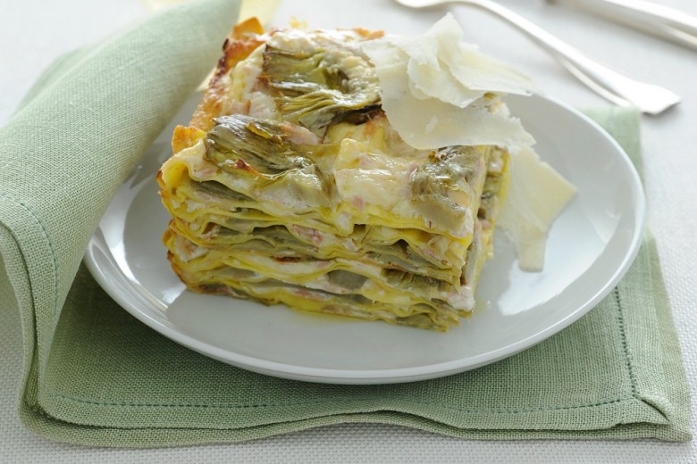 Lasagne bianche con crema di formaggi