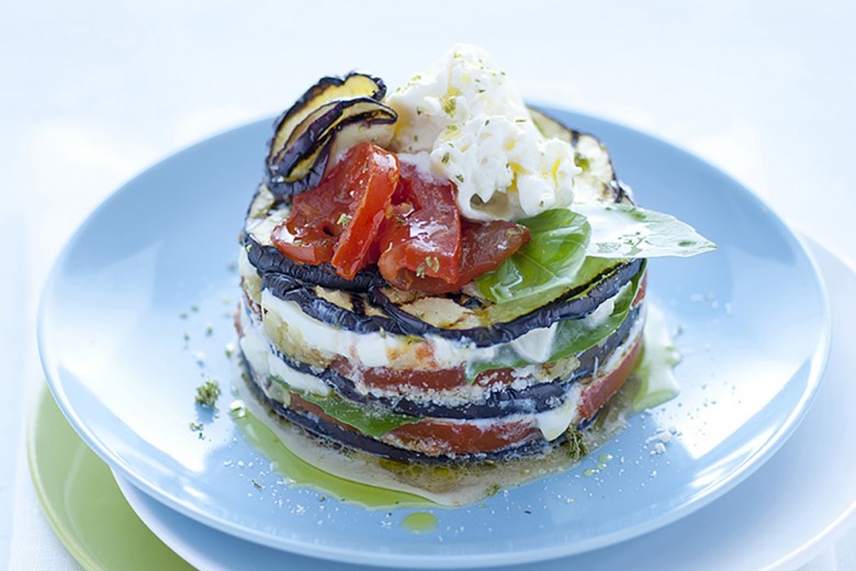 Parmigiana di melanzane non fritte