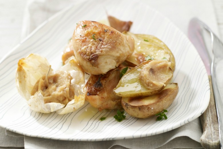 Pollo con patate