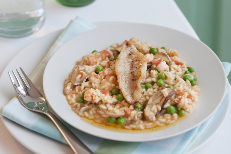 Risotto alla certosina con funghi secchi