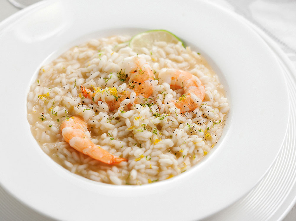 Risotto Di Natale.Risotto Con Gamberi E Agrumi Grazia