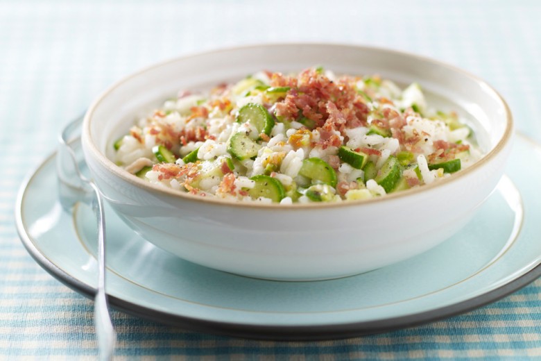 Risotto con zucchine novelle