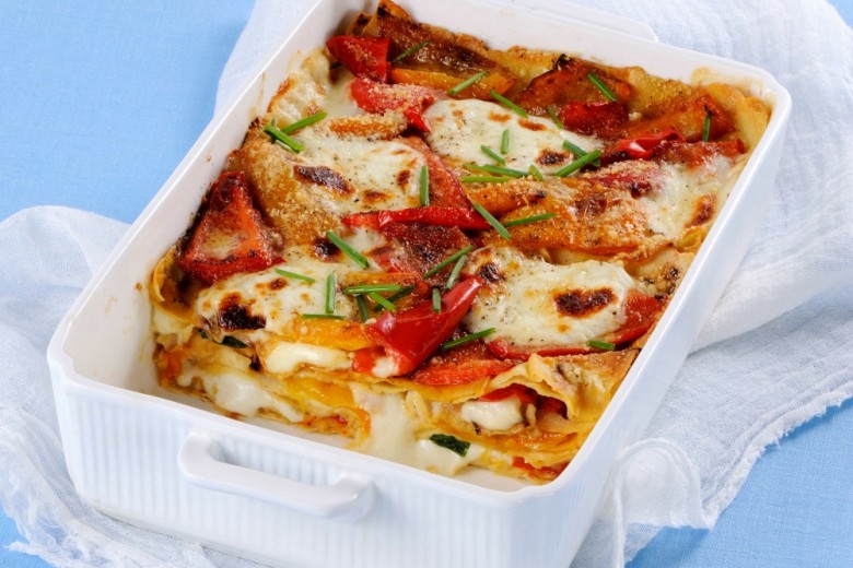 Teglia di peperoni gratinati al forno