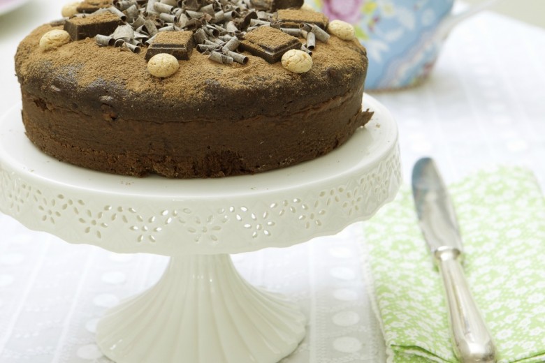 Torta agli amaretti e cacao