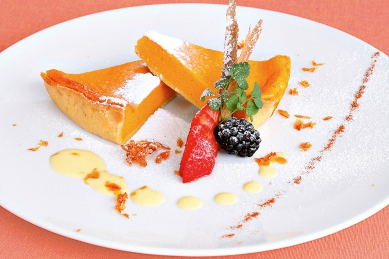Torta di zucca con farina di mandorle