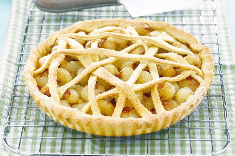 Torta salata di cipolline borettane