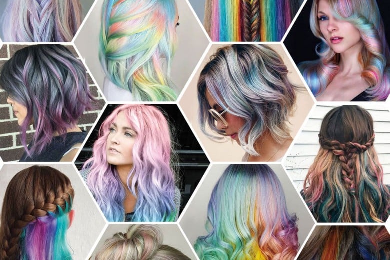 Capelli arcobaleno sotto, nascosti, corti e come farli: i rainbow hair più belli da copiare